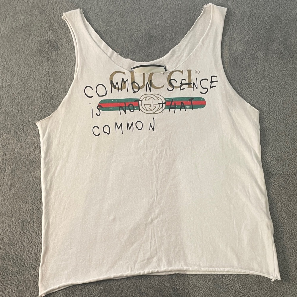 Inspired GG Graphic Cut Tank Top